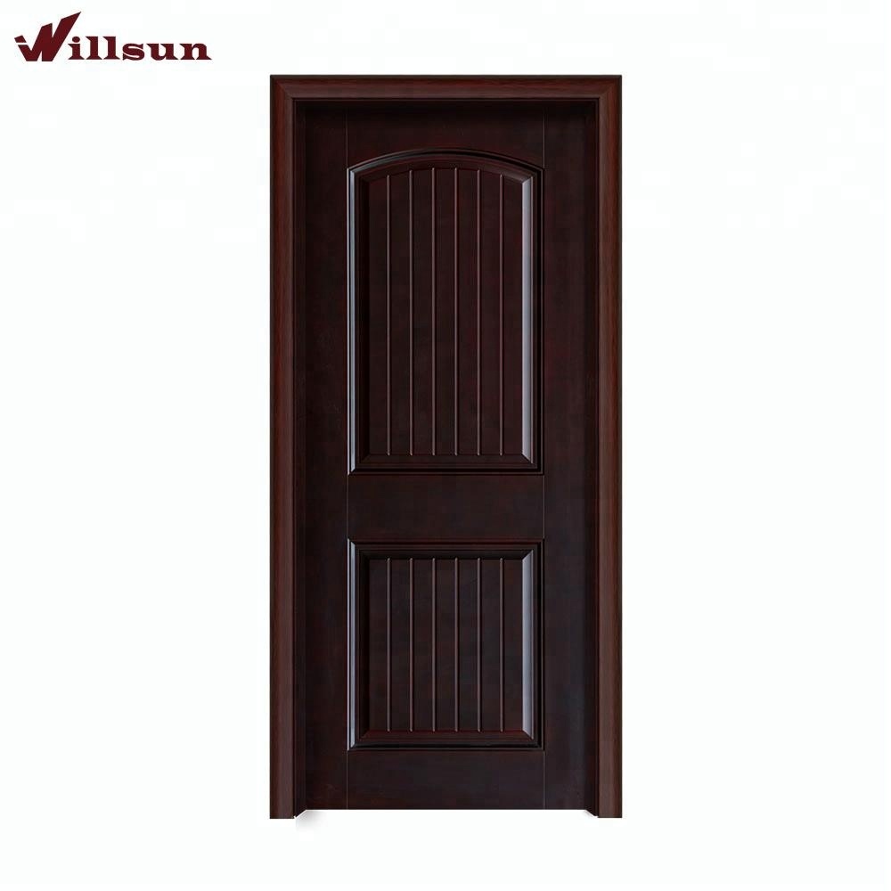 Newly Designed Home Bedroom Door Simple Solid Teak Wood Door
